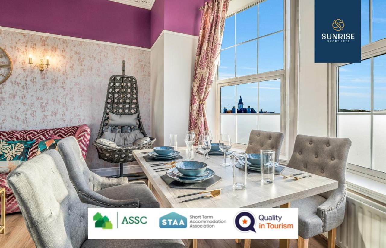 Presidential Apartment, Family Home, Luxury Bedrooms, 2 Rooms, 1 King Bed, 2 Single Beds, Free Wifi, Free Parking, Tourists, Business Travelers, Relocation, Beautiful River Views, - Long Stays, Invoice And Reduced Price Are Only Via Sunrise Short Let Dundee Esterno foto