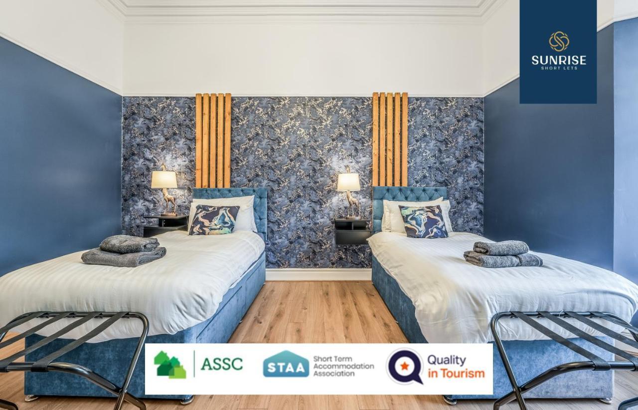 Presidential Apartment, Family Home, Luxury Bedrooms, 2 Rooms, 1 King Bed, 2 Single Beds, Free Wifi, Free Parking, Tourists, Business Travelers, Relocation, Beautiful River Views, - Long Stays, Invoice And Reduced Price Are Only Via Sunrise Short Let Dundee Esterno foto